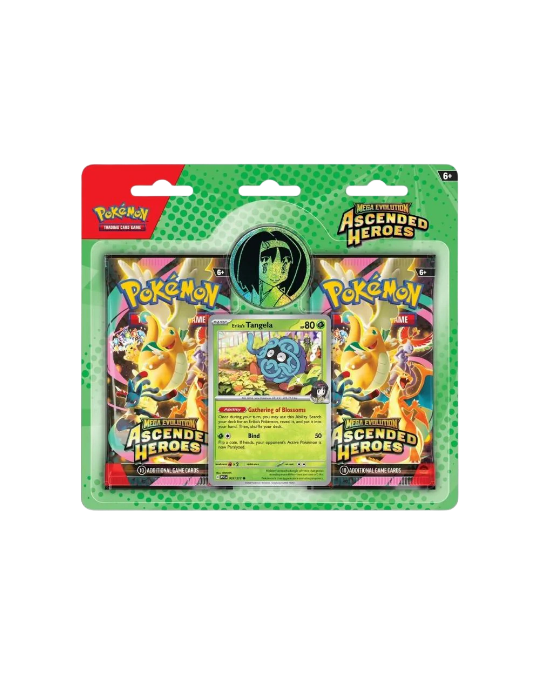 Ascended Heroes: Erika's Tangela 2-Pack Blister
