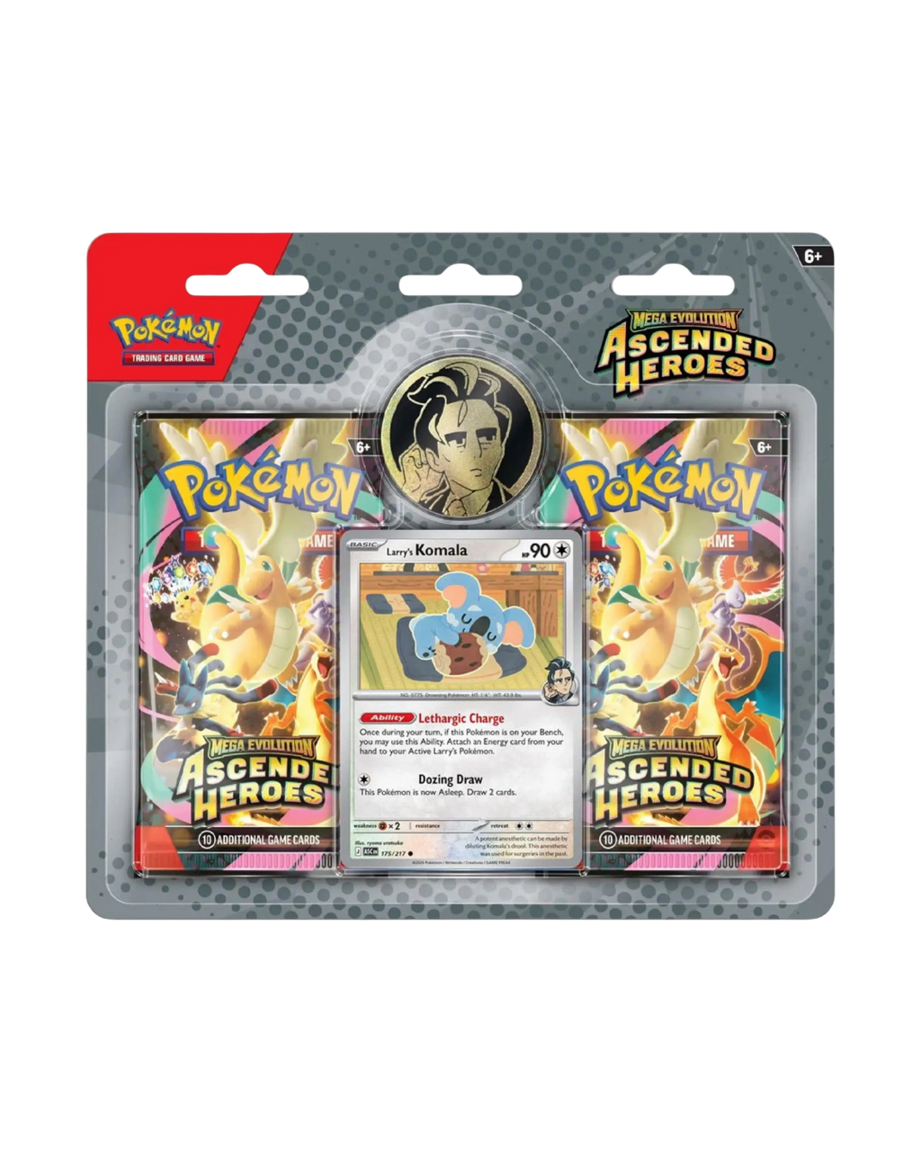 Ascended Heroes: Larry's Komala 2-Pack Blister - Leave It or Rip It