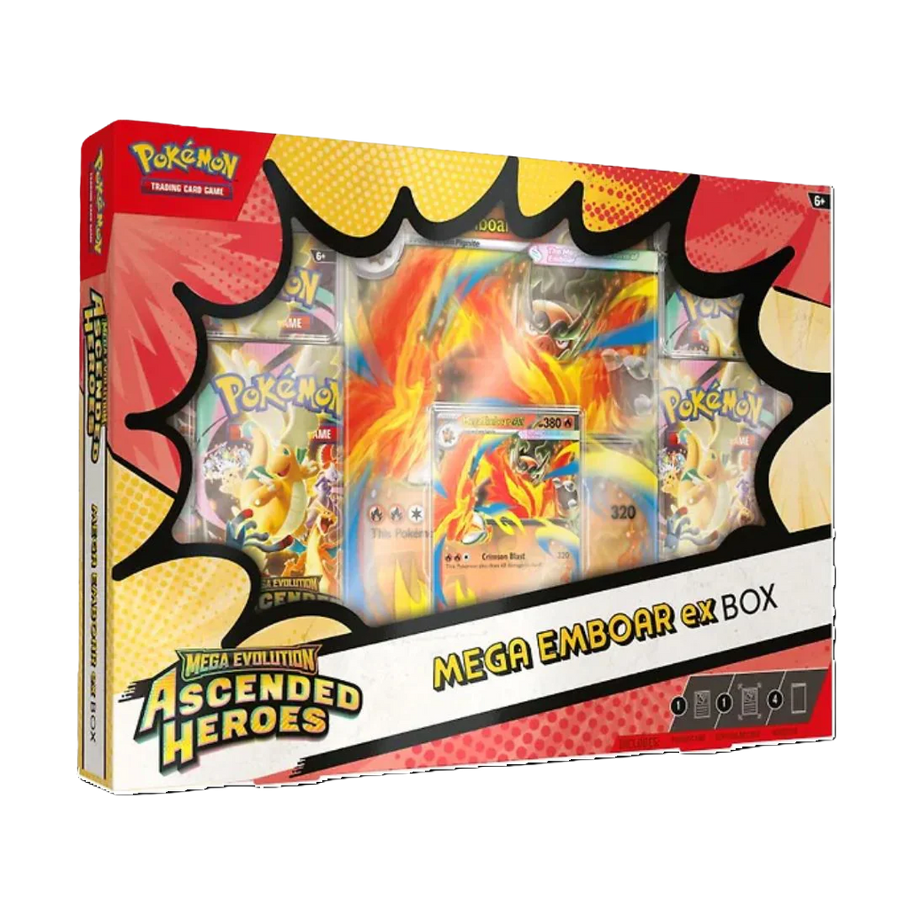 Ascended Heroes Mega Emboar ex Box - Leave It or Rip It