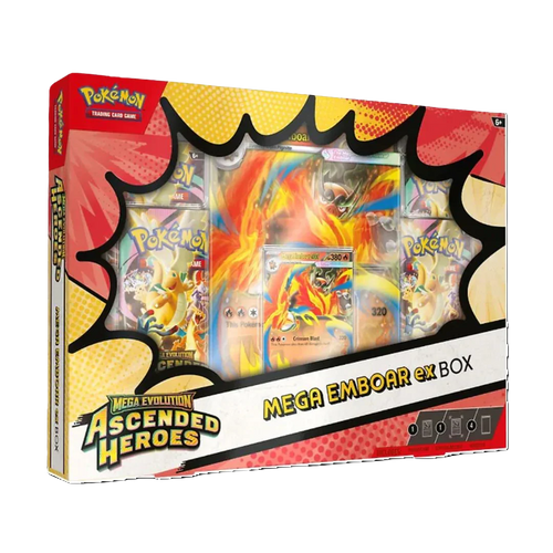 Ascended Heroes Mega Emboar ex Box - Leave It or Rip It