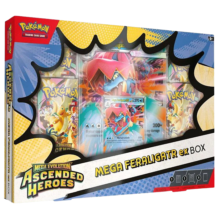 Ascended Heroes Mega Feraligator ex Box - Leave It or Rip It