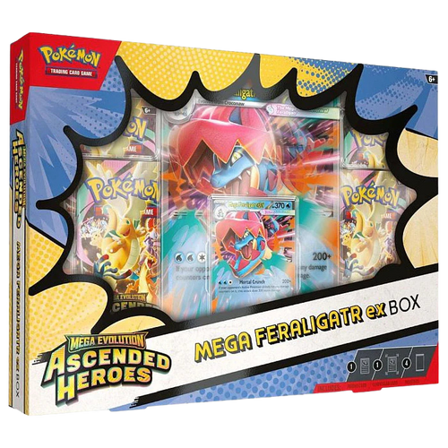 Ascended Heroes Mega Feraligator ex Box - Leave It or Rip It