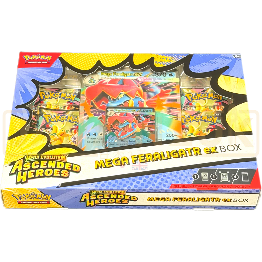 Ascended Heroes Mega Feraligator ex Box - Leave It or Rip It