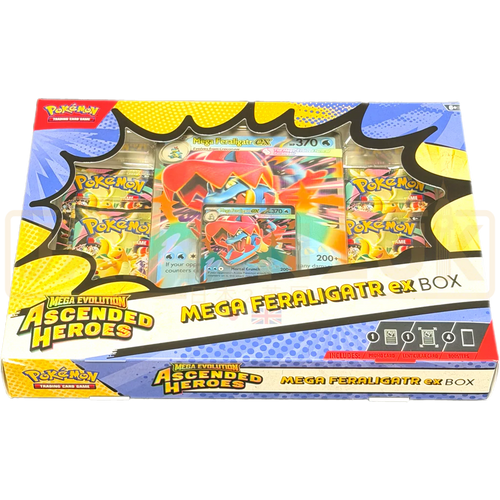 Ascended Heroes Mega Feraligator ex Box - Leave It or Rip It