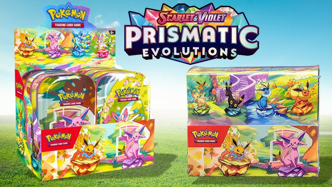 Pokémon TCG: Prismatic Evolutions Mini Tin Display – Sealed