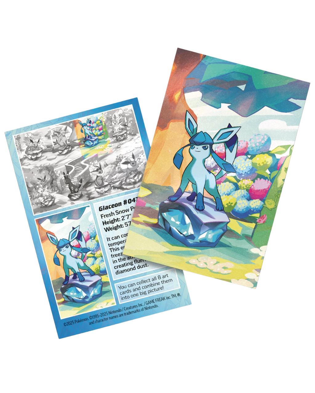 Prismatic Evolutions Glaceon Mini Tin - Leave It or Rip It