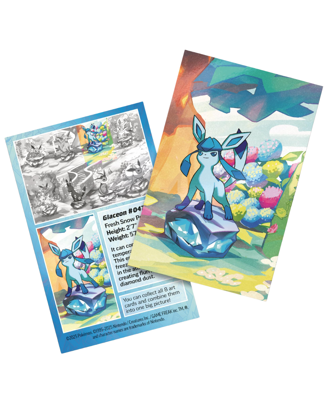 Prismatic Evolutions Glaceon Mini Tin - Leave It or Rip It