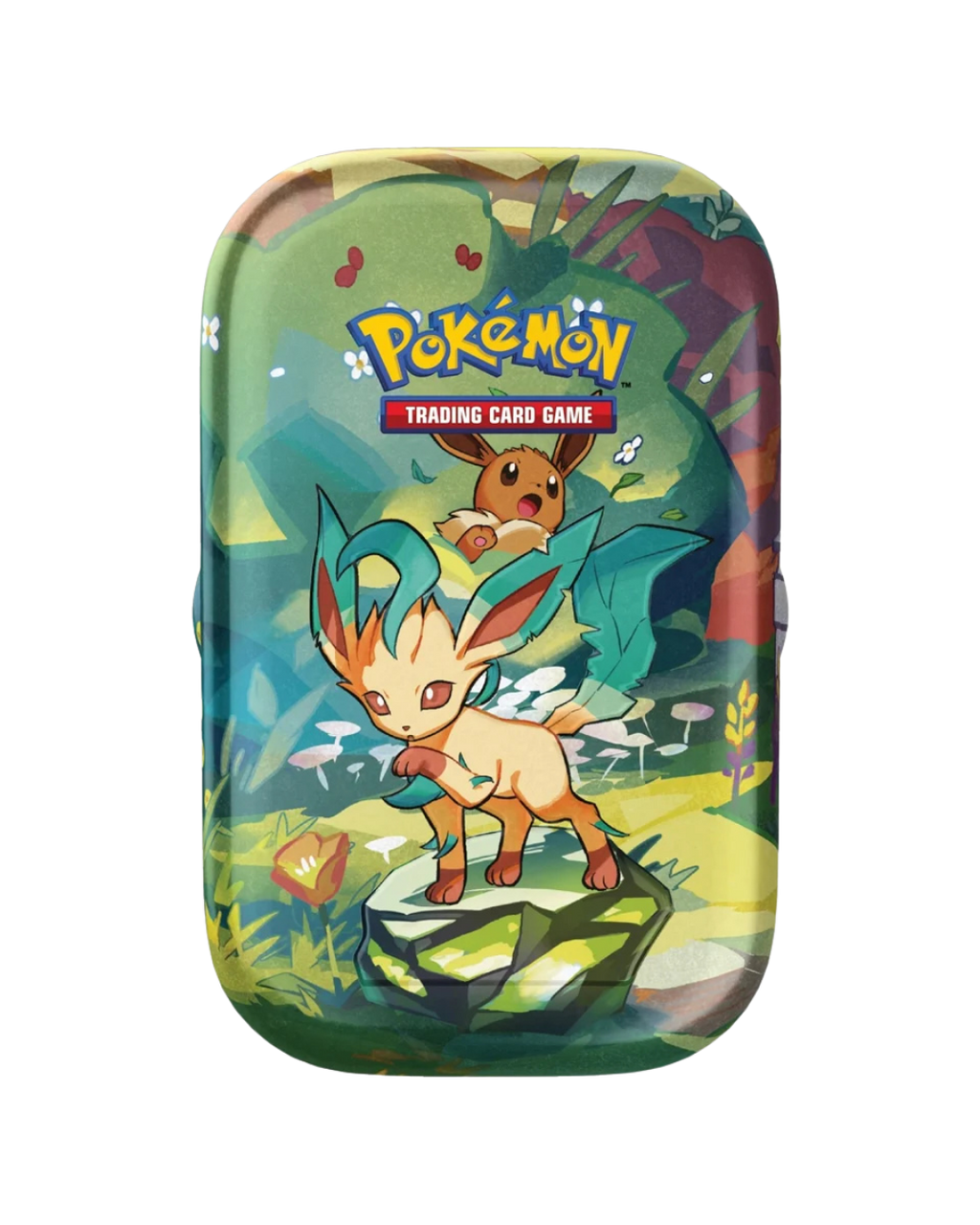 Prismatic Evolutions Leafeon Mini Tin - Leave It or Rip It