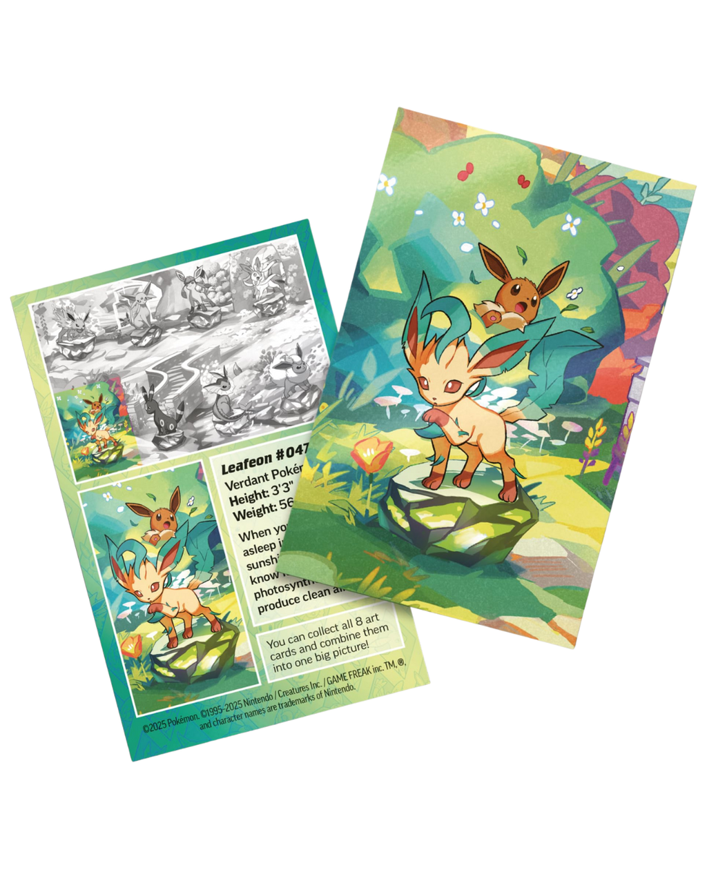 Prismatic Evolutions Leafeon Mini Tin - Leave It or Rip It