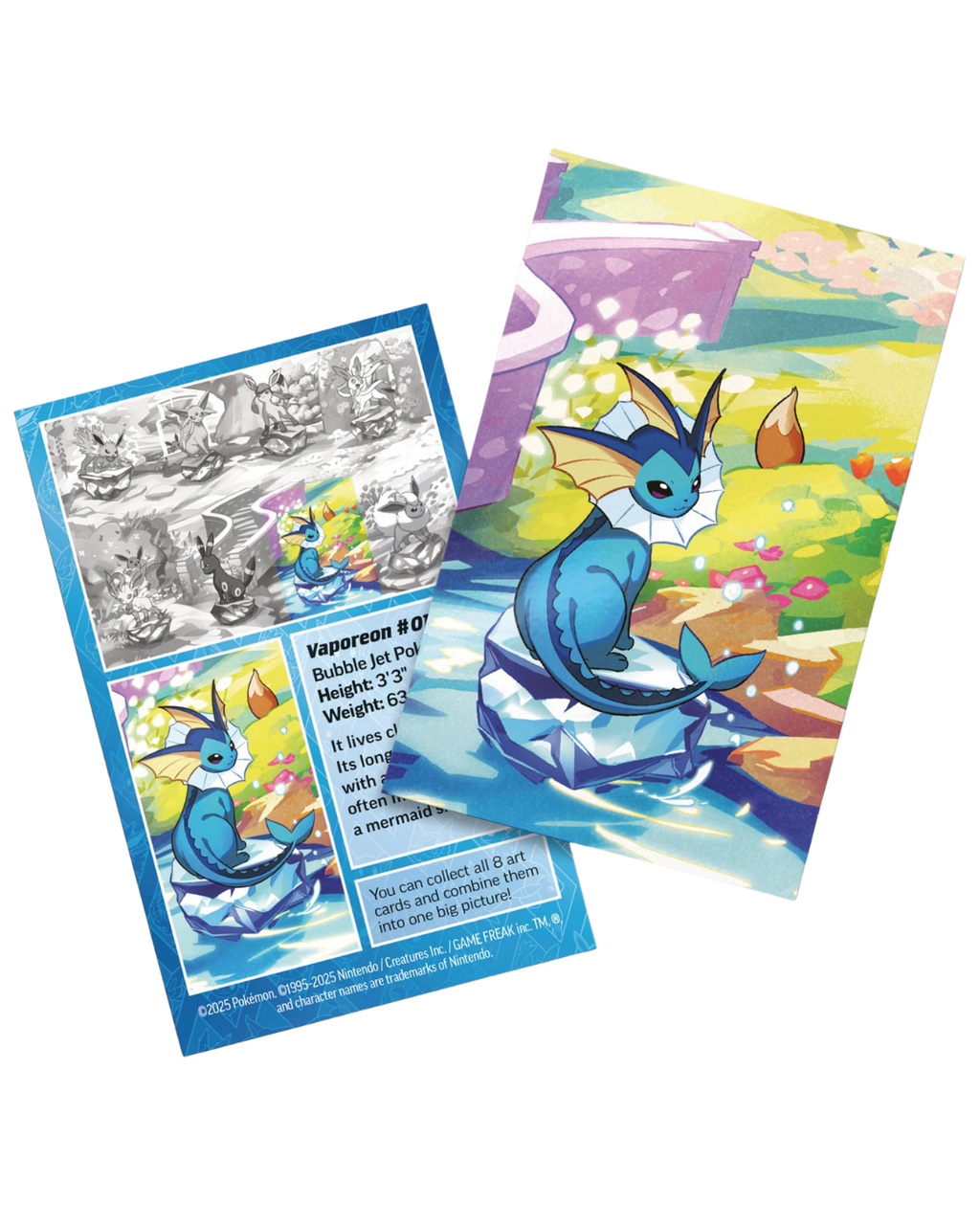 Prismatic Evolutions Vaporeon Mini Tin - Leave It or Rip It