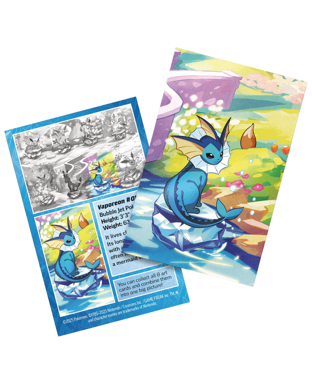 Prismatic Evolutions Vaporeon Mini Tin - Leave It or Rip It