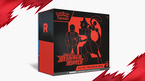 Scarlet & Violet Destined Rivals Elite Trainer Box - Leave It or Rip It