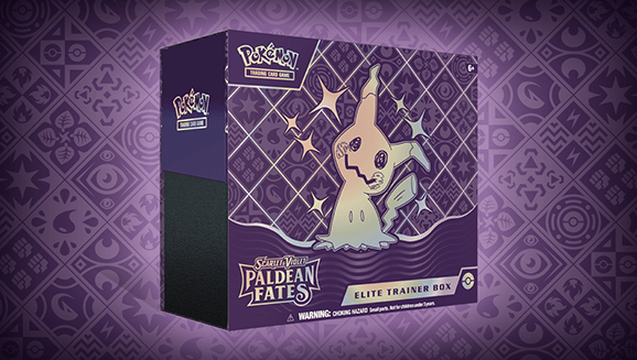 Scarlet & Violet Paldean Fates Elite Trainer Box - Leave It or Rip It