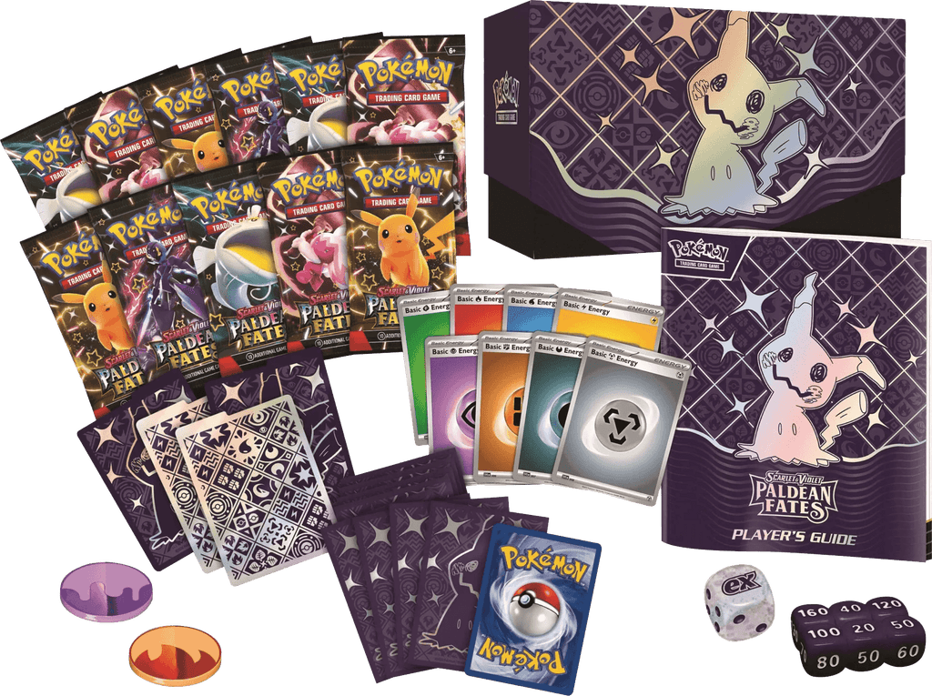 Scarlet & Violet Paldean Fates Elite Trainer Box - Leave It or Rip It