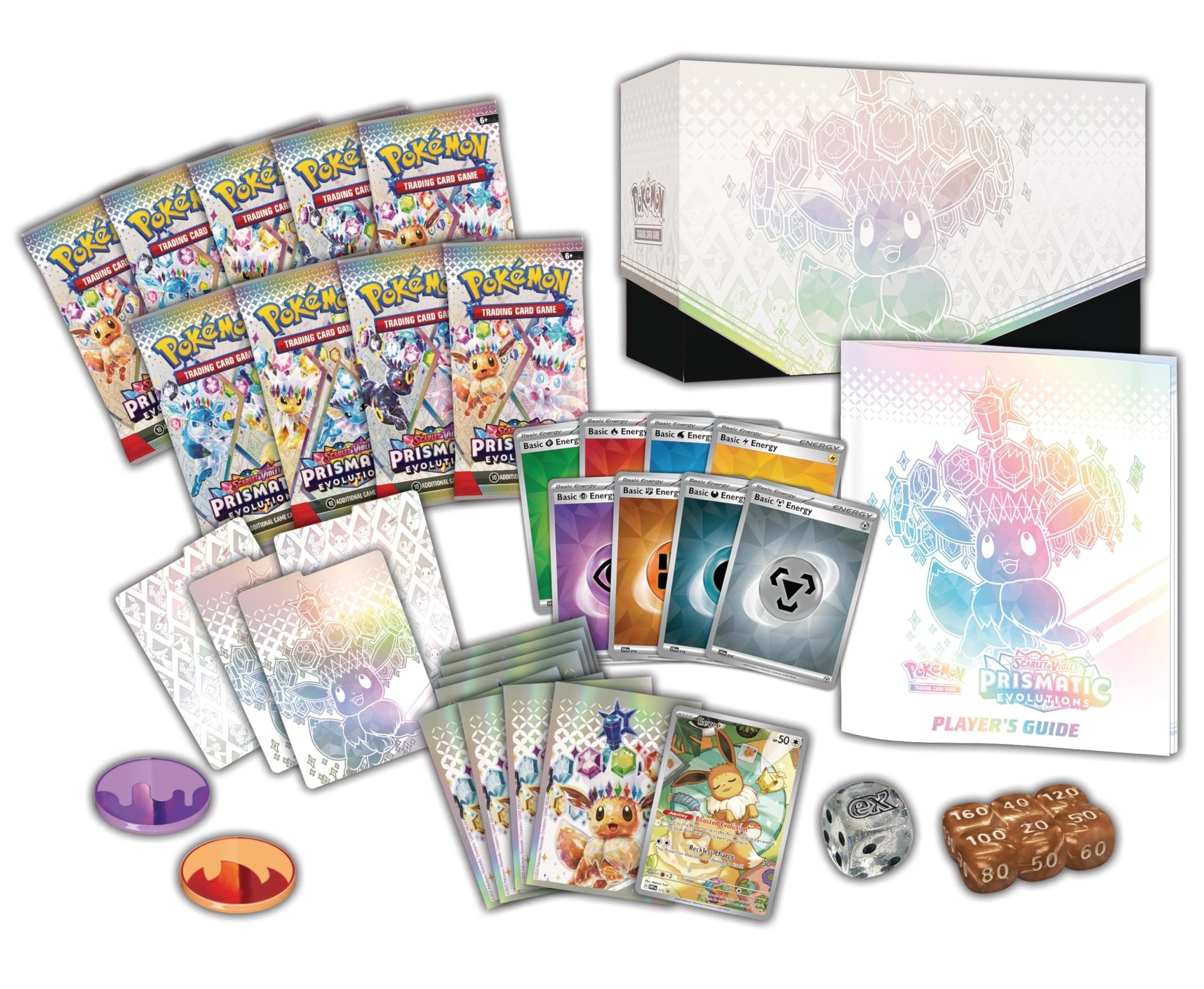 Scarlet & Violet Prismatic Evolutions Elite Trainer Box - Leave It or Rip It