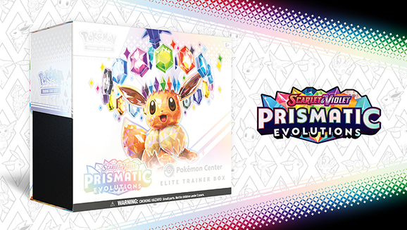 Scarlet & Violet Prismatic Evolutions Elite Trainer Box - Leave It or Rip It